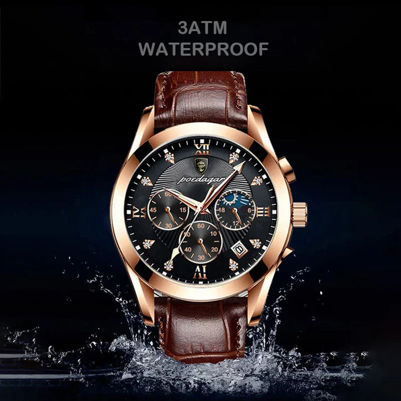 Men Watch Top Brand Luxury Sports Quartz Mens Watches Full Steel Waterproof Luminous Wristwatch Men's Relogio Masculino