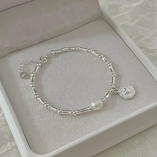 Bracelet Partial Pearls Knots Bracelet for Women Fashion Luxury Design Bead Jewelry Charm Bracelet Gift